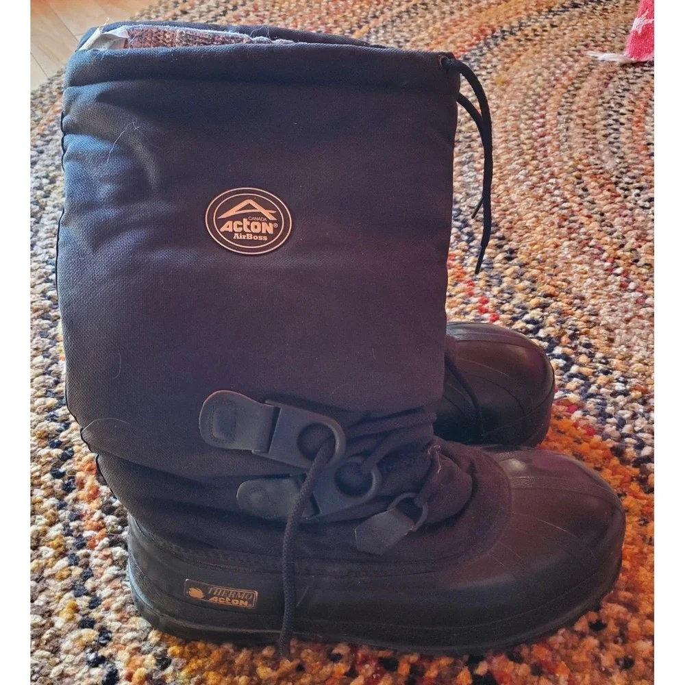 Acton Airboss Thermo Insulated Mens Size 11 Winter Work Boots Made In Canada‎